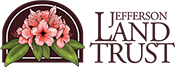 Logo for Jefferson Land Trust. Link to home.