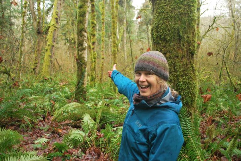 Sarah Spaeth introduces newly protected property along Snow Creek