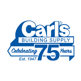 Carl's Building Supply 75-year Logo