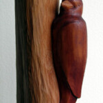 Bird on a Tree Carving by Darcy McNamera Photo of Bird on a Tree carving by Darcy McNamera
